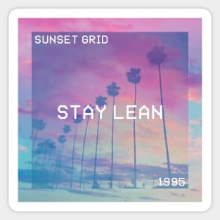 Lean Sunset Sticker